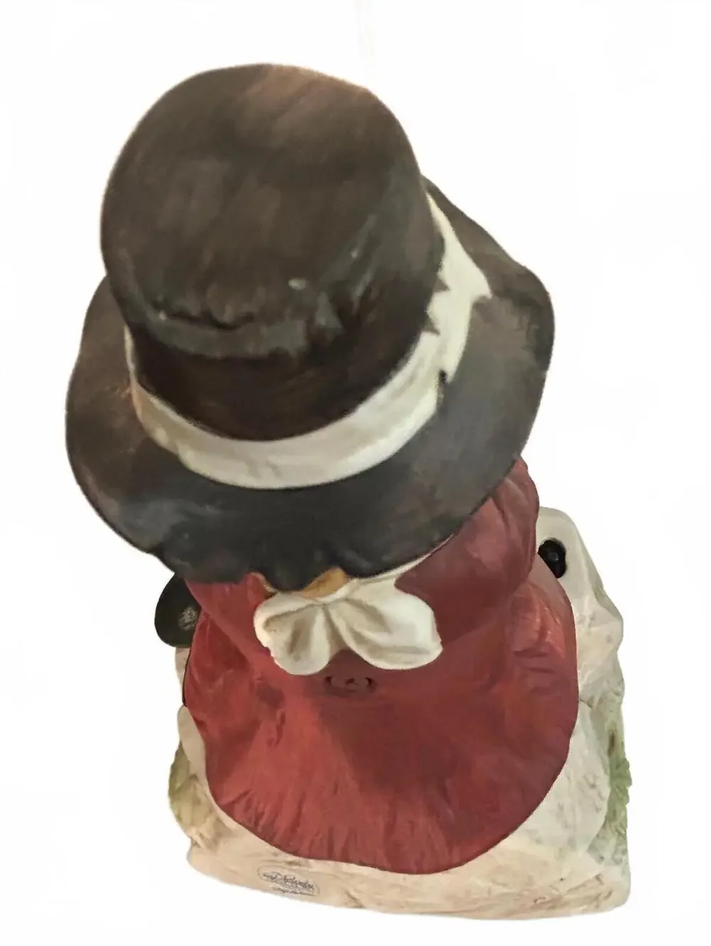 Willie Fisherman Figurine, Melody in Motion Vintage Collectible, Non-Working